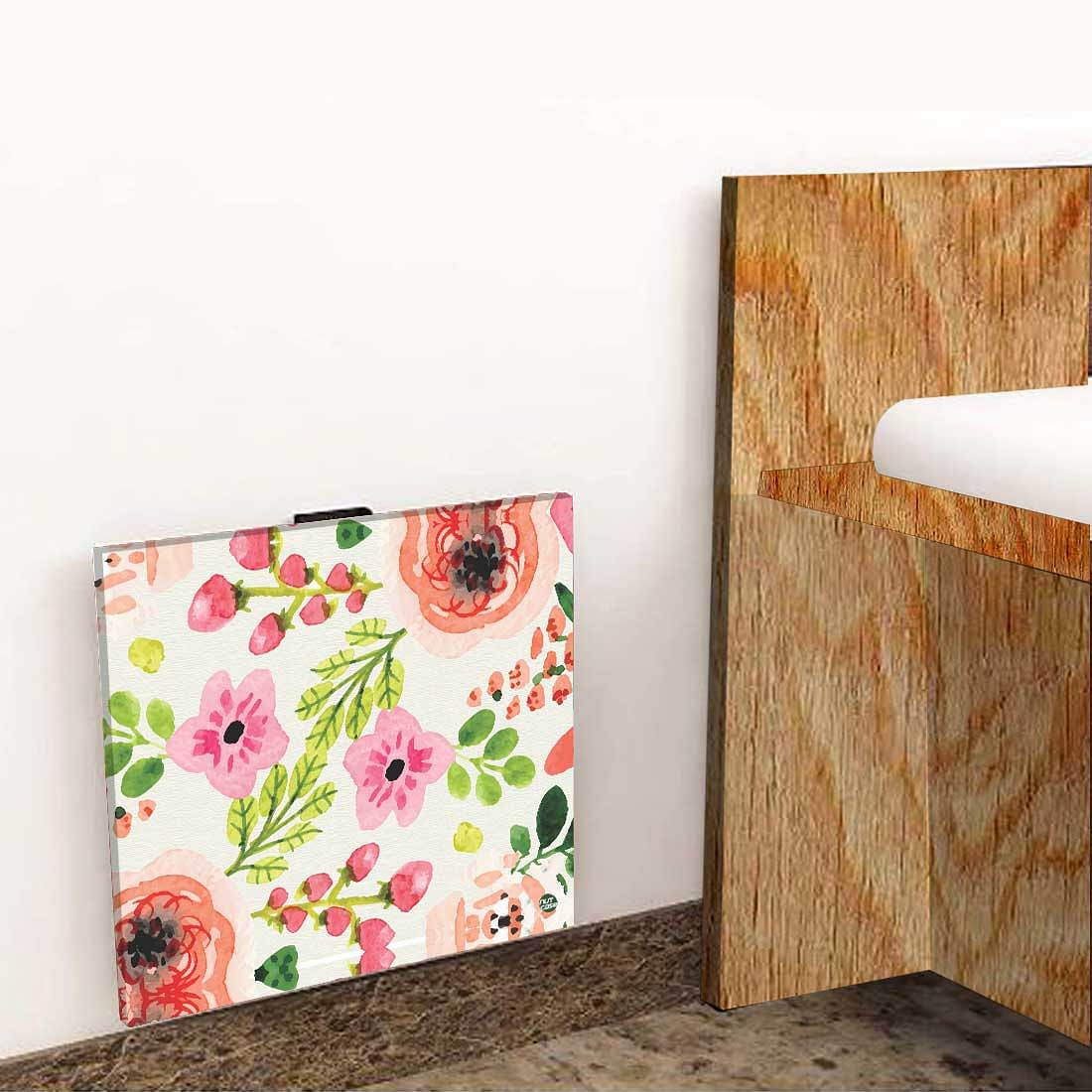 Tv Setup Box Stand Wall Mount - Watercolor Flower - Image 8