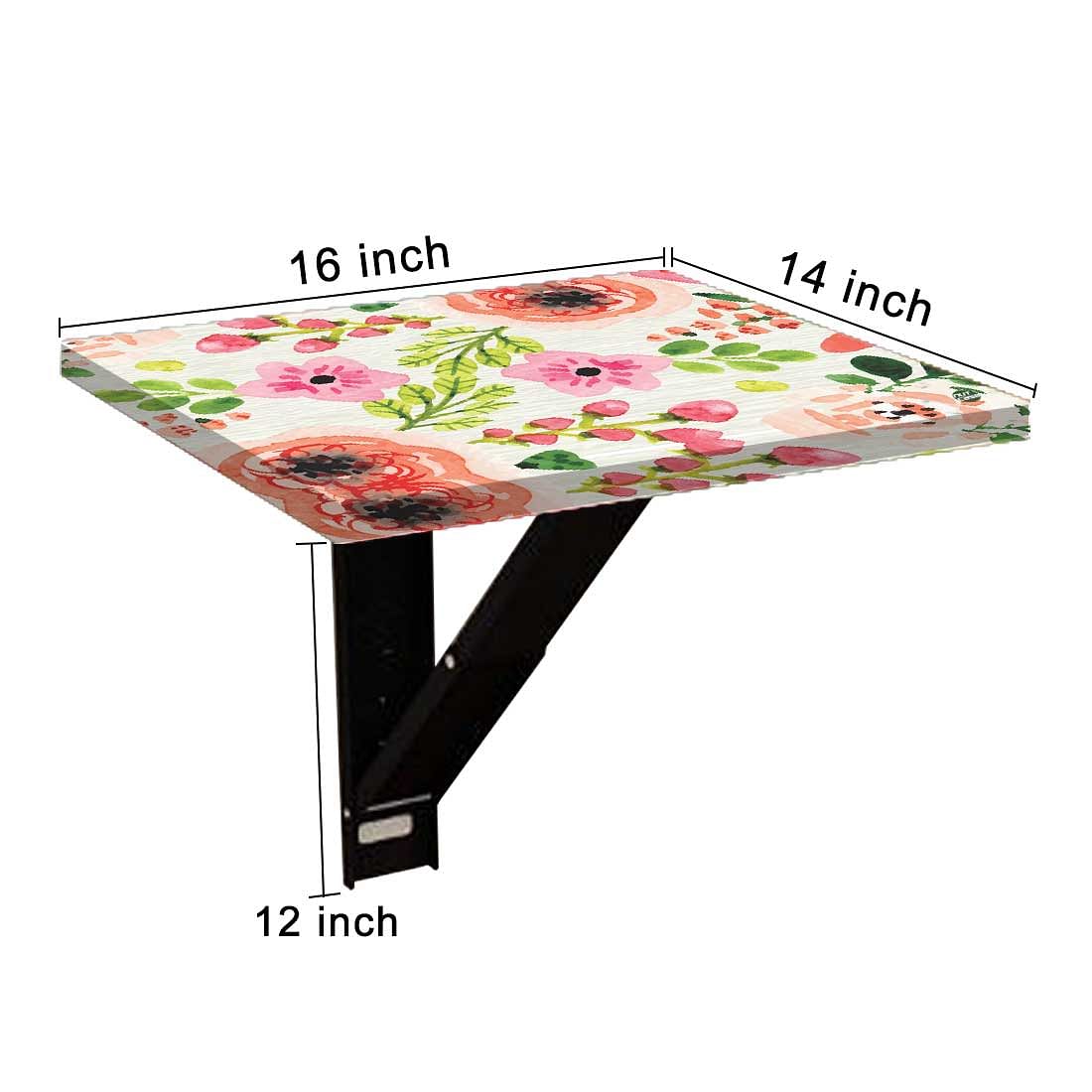 Tv Setup Box Stand Wall Mount - Watercolor Flower - Image 9