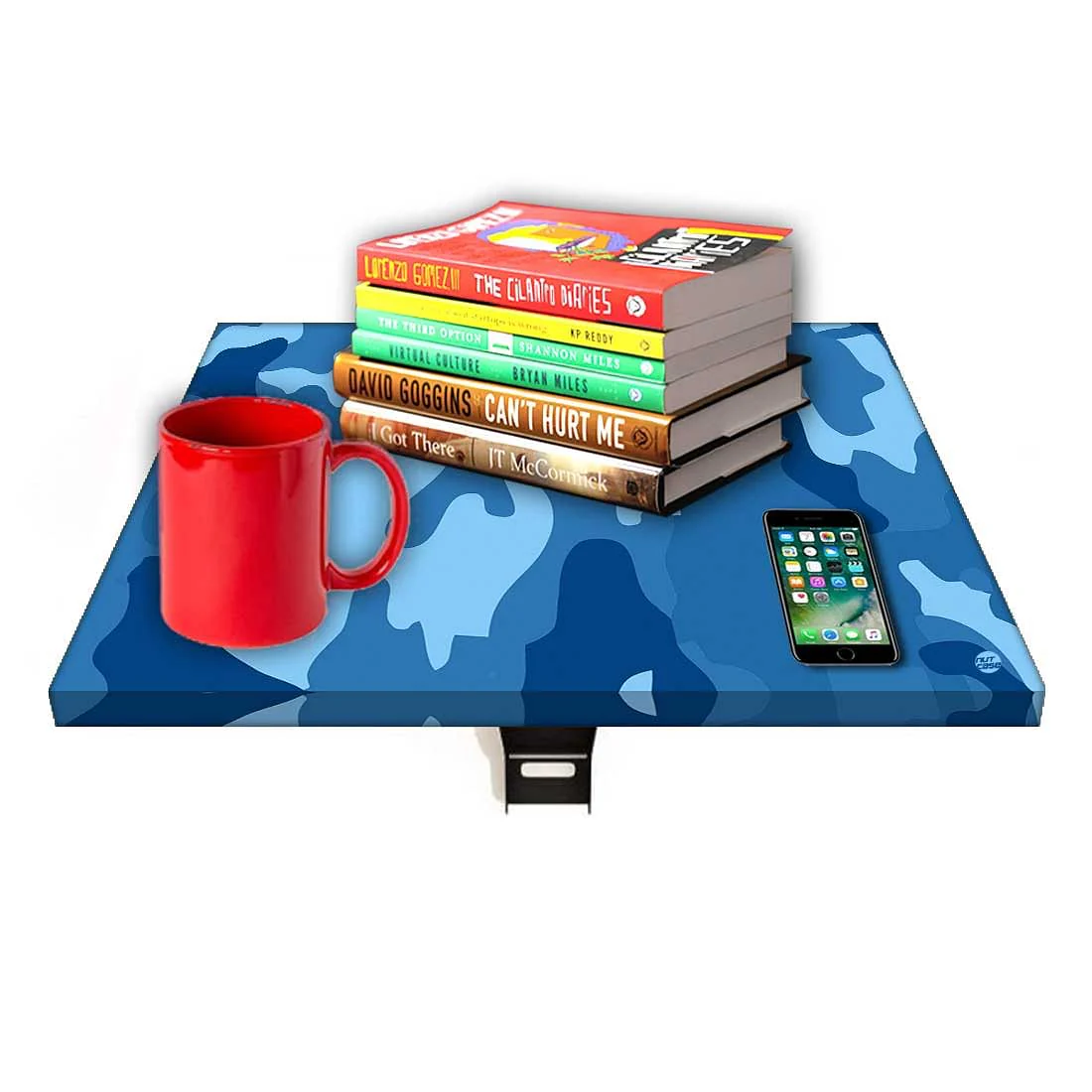 Hanging Fold Down Table - Army Camouflage Blue - Image 7