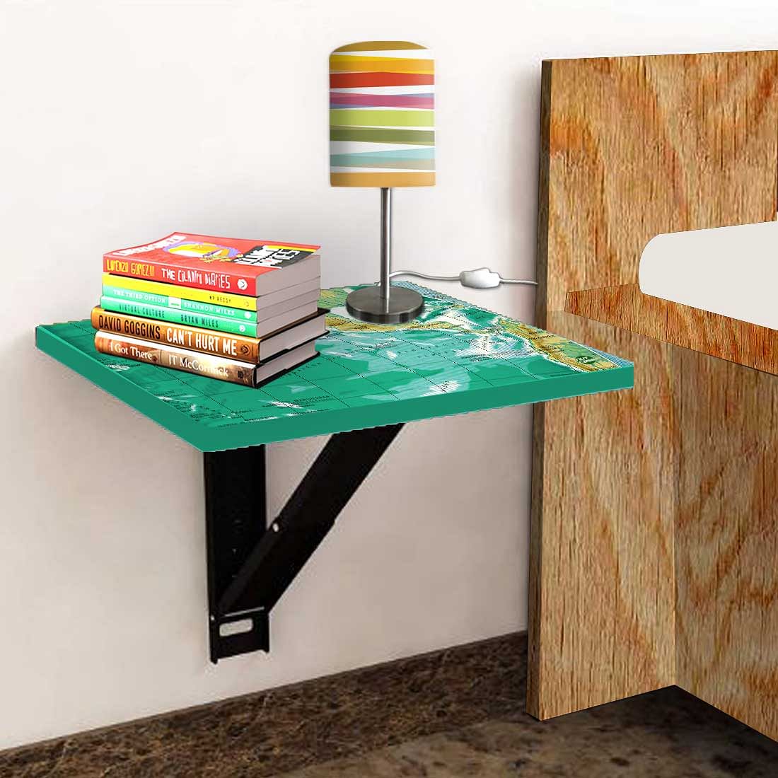 Tv Setup Box Stand Wall Mount - Earth Map - Image 4