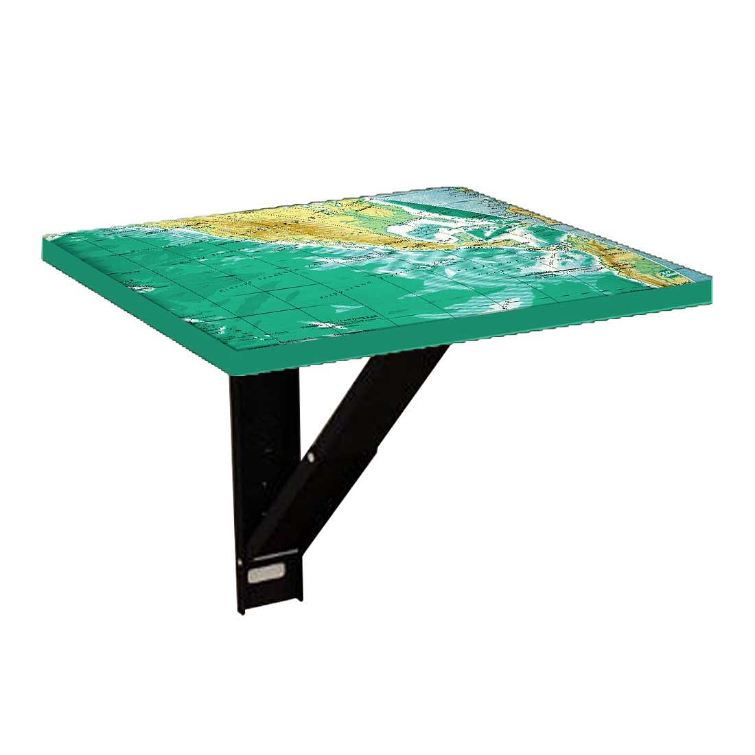 Tv Setup Box Stand Wall Mount - Earth Map - Image 6