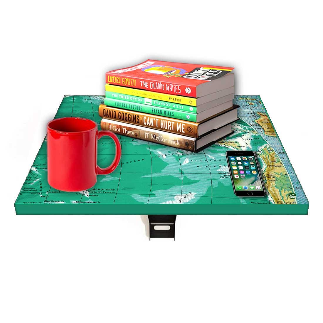 Tv Setup Box Stand Wall Mount - Earth Map - Image 7