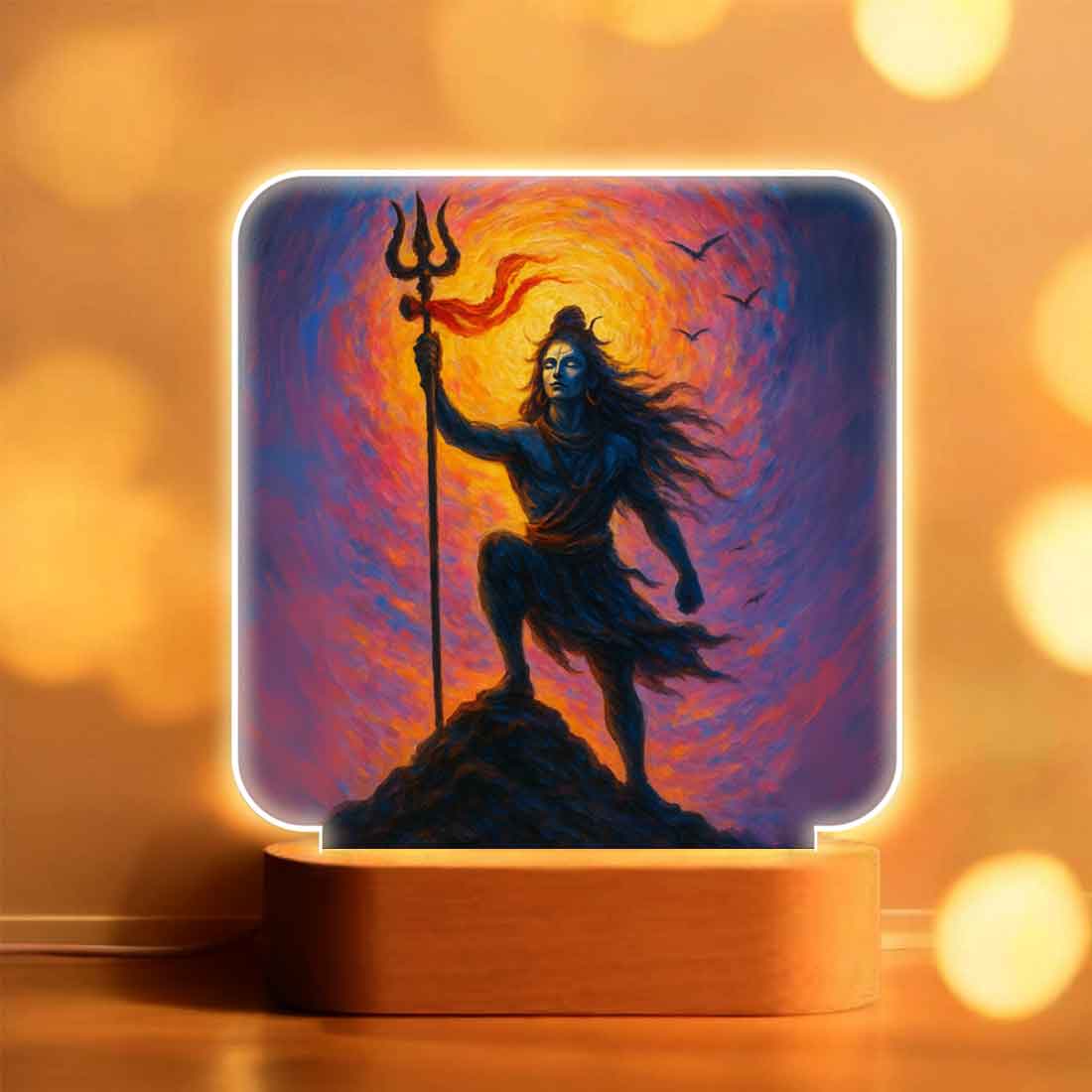 Mahadev Lamp with LED Light – Divine Glow for Home Temple & Spiritual Decor - Image 2
