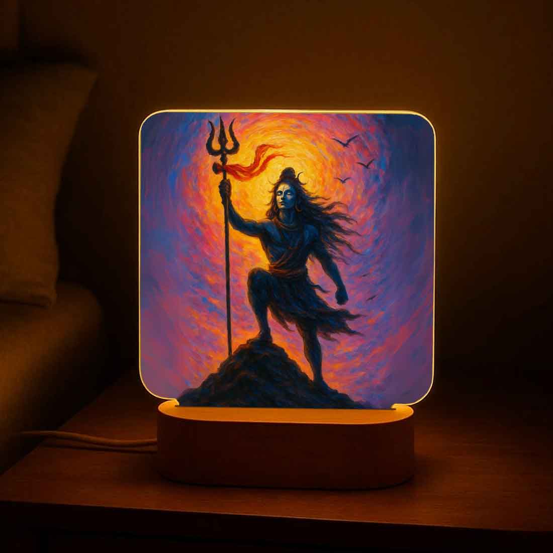 Mahadev Lamp with LED Light – Divine Glow for Home Temple & Spiritual Decor - Image 4