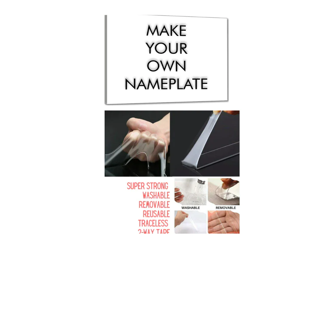 Make Your Own Customized Name Plates for Home Office- Custom Nameplate - Image 3