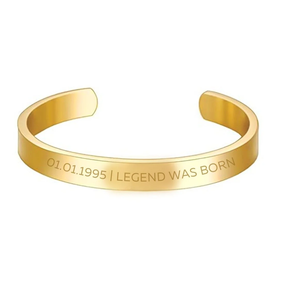 Mens Personalised Bracelet Gifts on Birthdays - Rose Gold Plated/Black Rhodium/Gold Plated - Add Date - Image 8