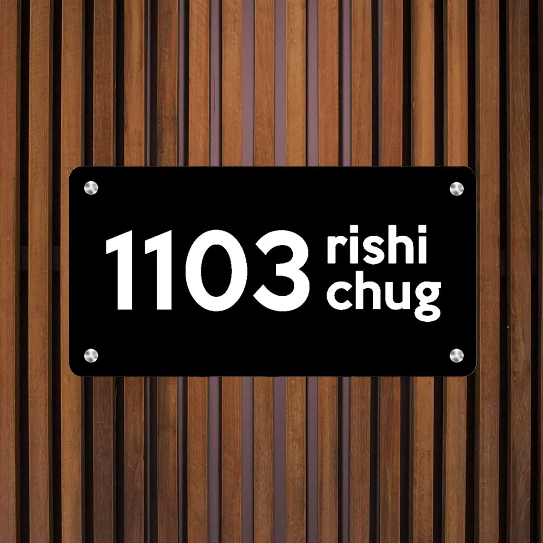 Custom Metal Engraved Name Plate for Office Home House Outdoor - Image 4