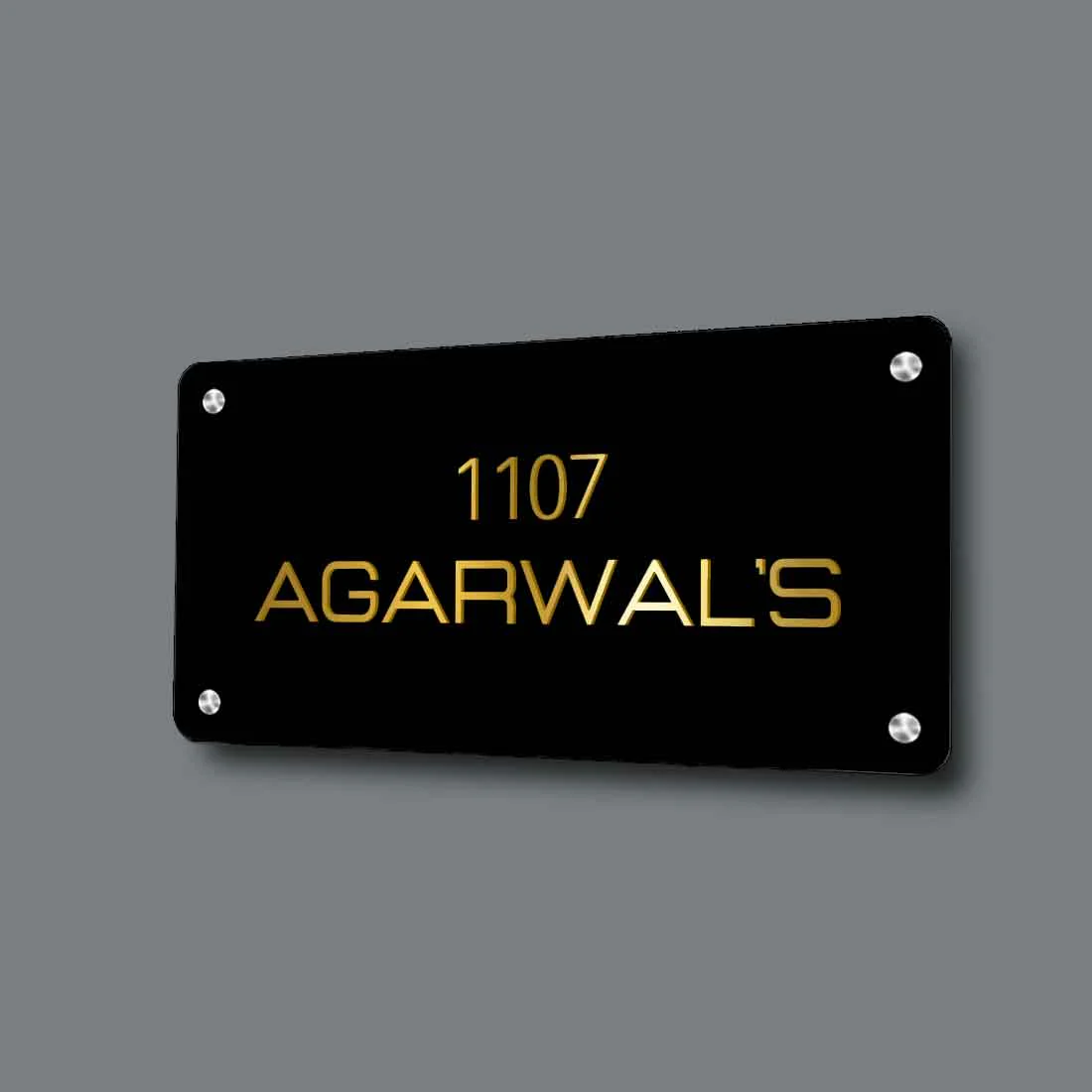Customized Metal Name Plaques Designs for Home Flats Entrance Outdoor - Image 10