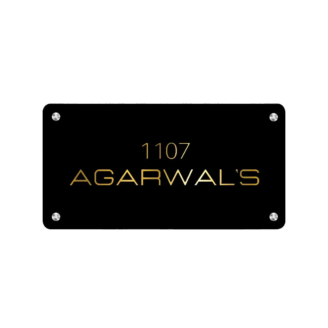 Customized Metal Name Plaques Designs for Home Flats Entrance Outdoor - Image 9