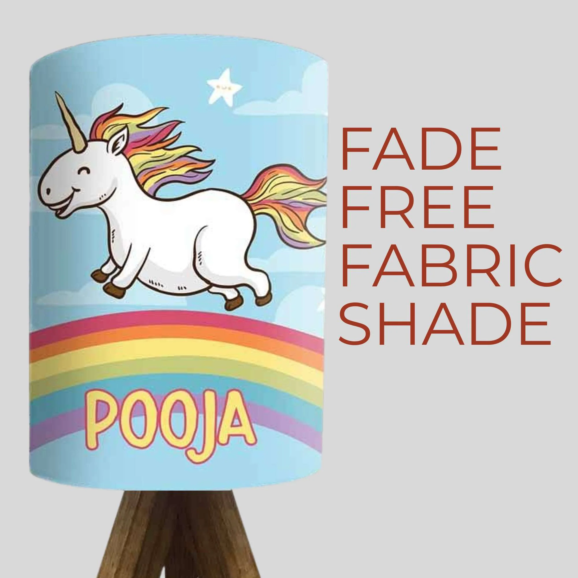 Customized Night Lamp For Bedroom-Rainbow Unicorn (3W LED Bulb Included) - Image 5