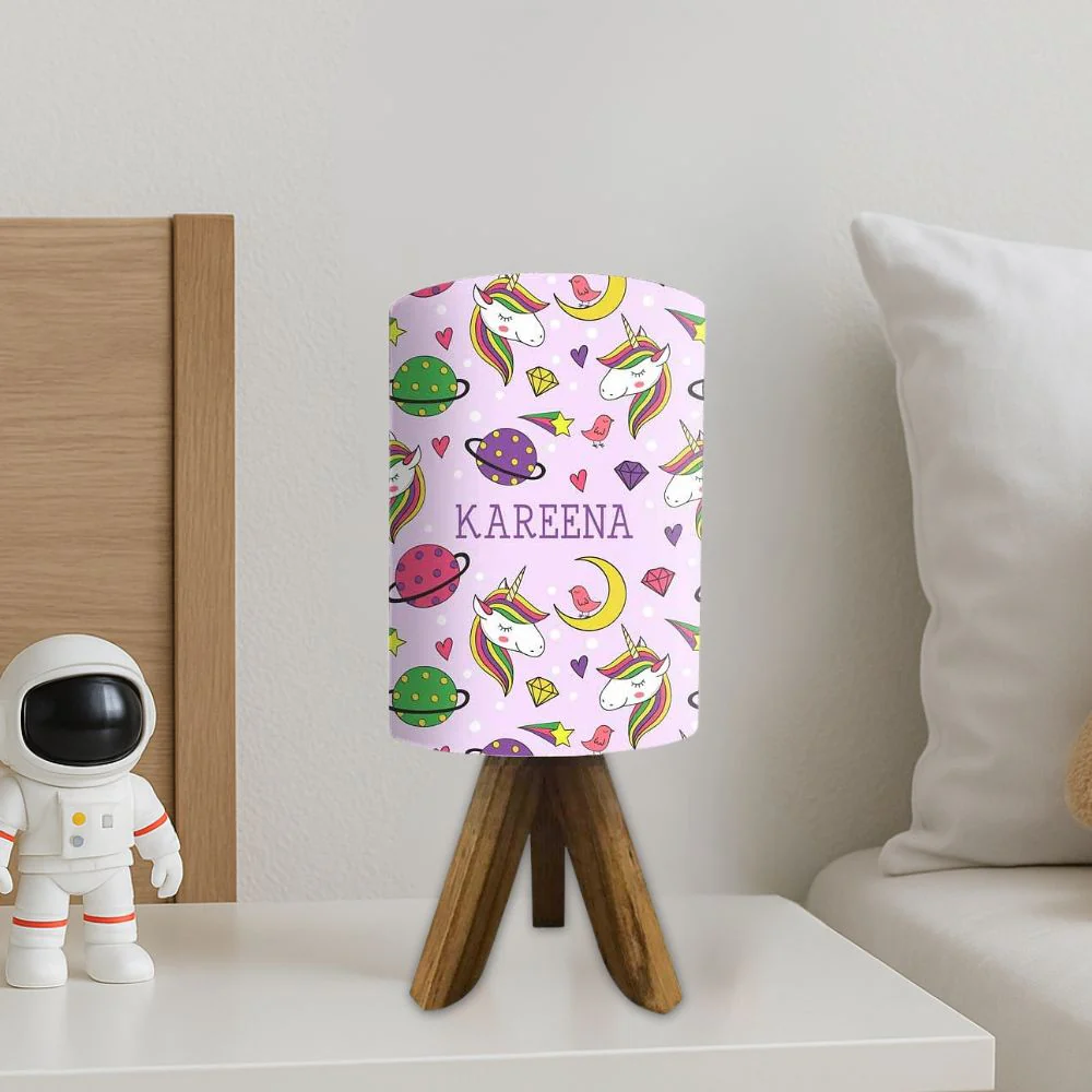 Custom Table Lamp For Kids-Space Unicorn (3W LED Bulb Included) - Image 2