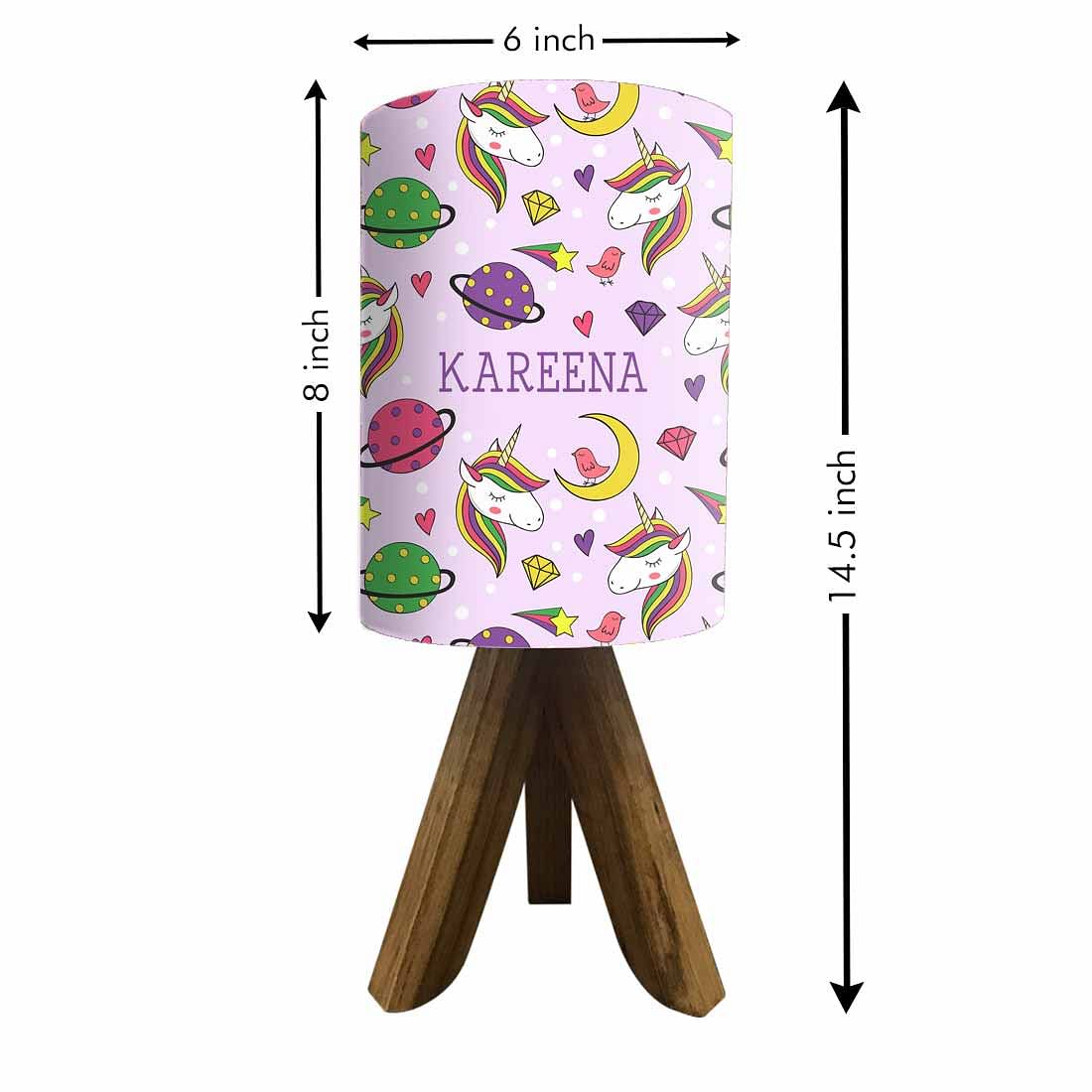 Custom Table Lamp For Kids-Space Unicorn (3W LED Bulb Included) - Image 4