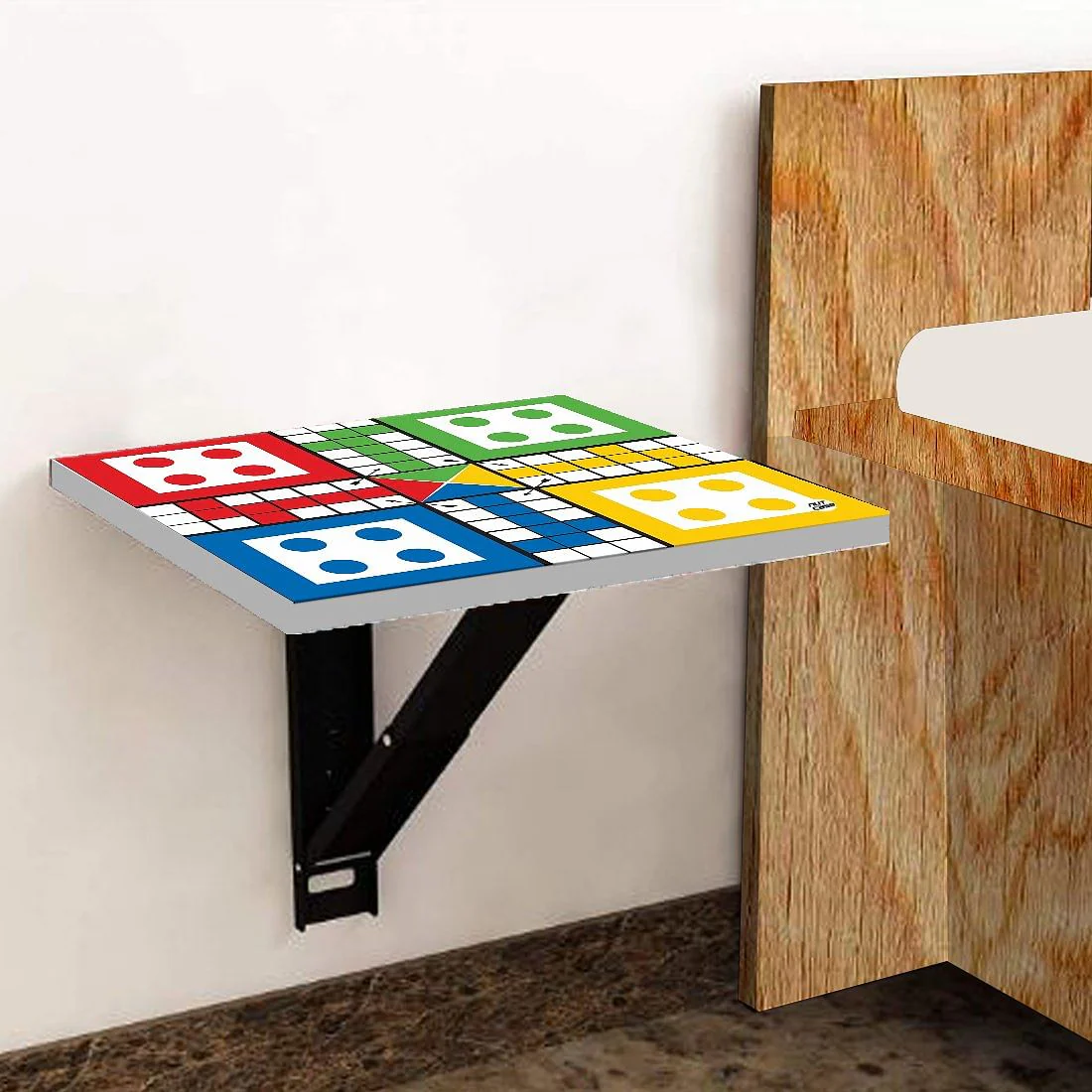 Fold Down Wall Mounted End Table - Ludo