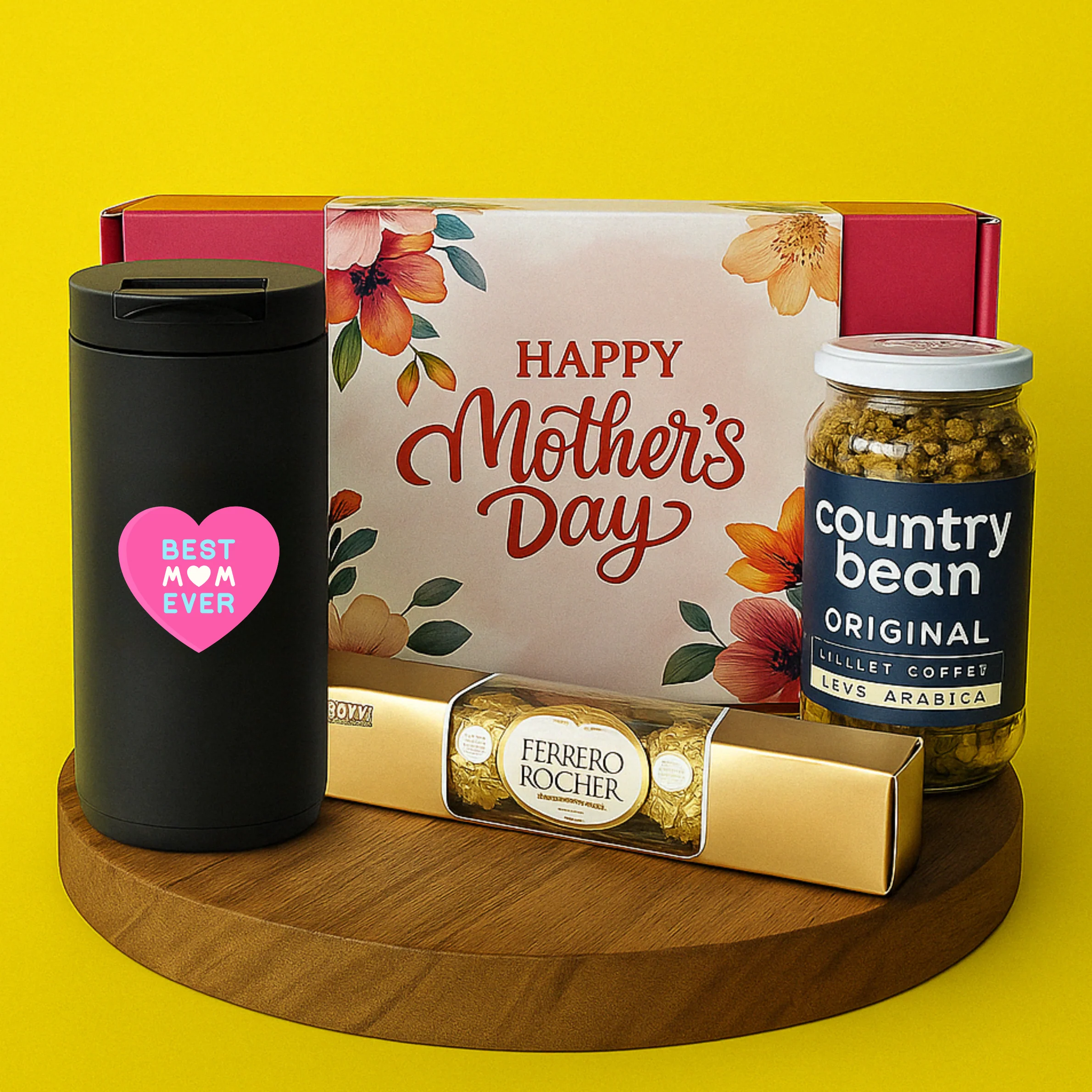 Mother’s Day Coffee Tumbler – 400ml Stainless Steel Flask Coffee Gift Set - Image 4