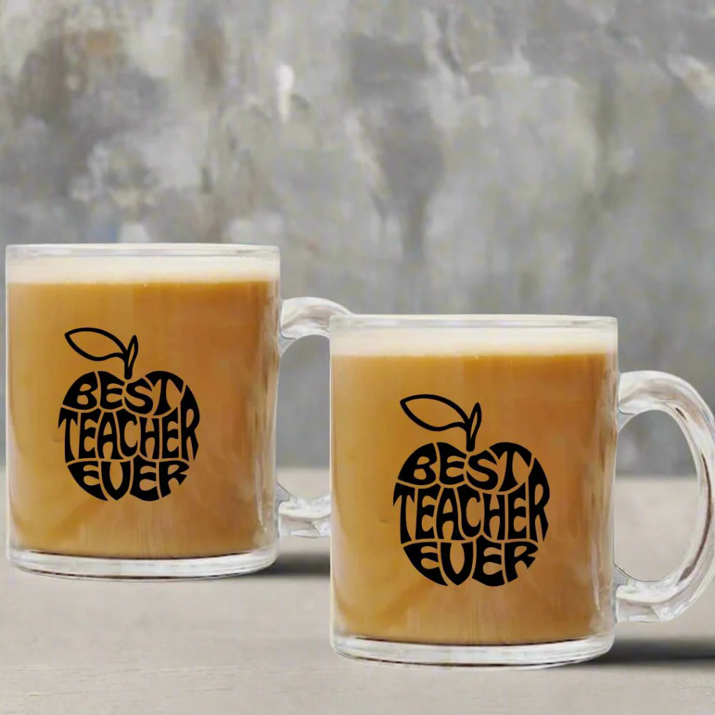 Mug for Teachers Day 325ml Glass Coffee Tea – Perfect Gift for Your Teachers - Image 2