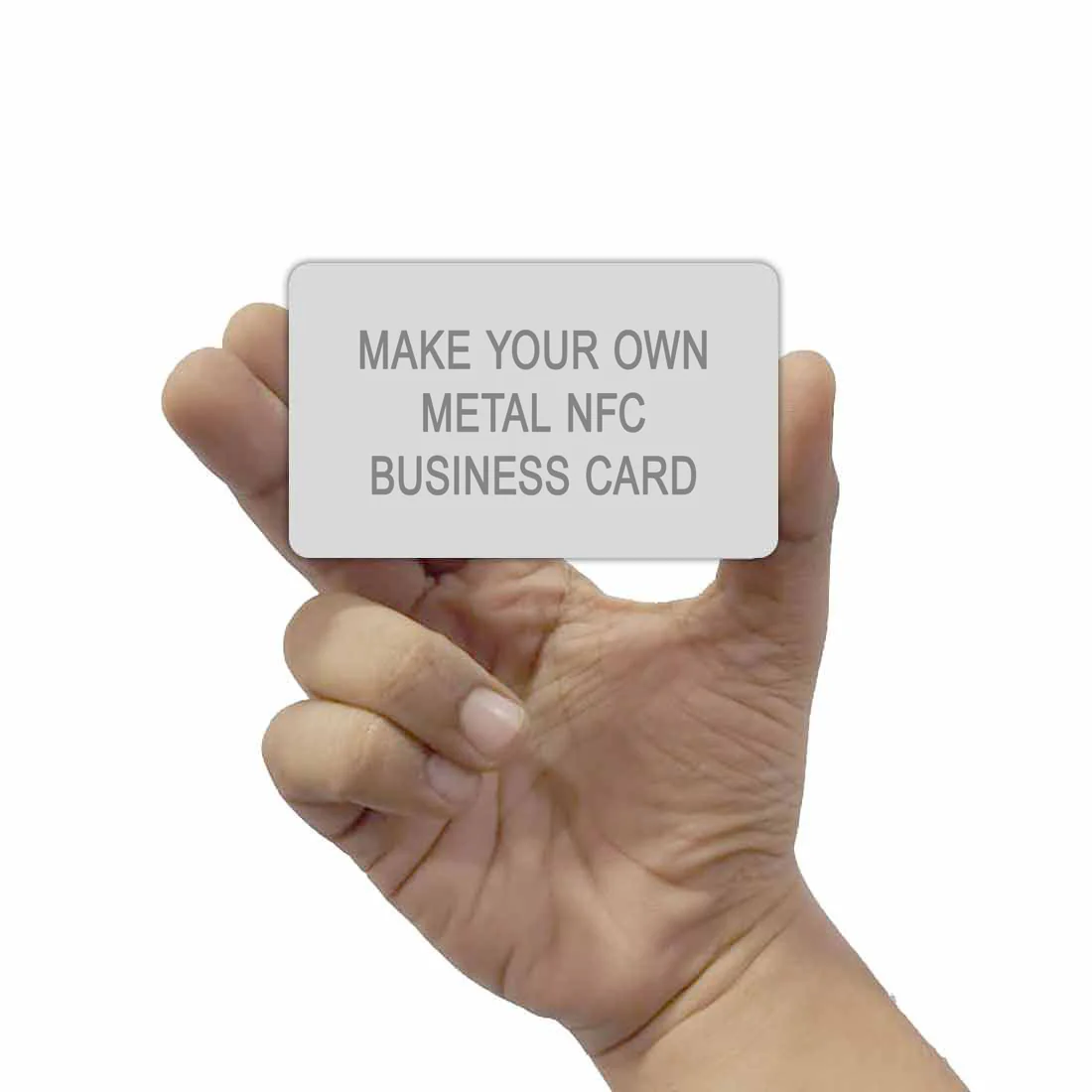 Personalised Business Metal NFC Card - NFC Smart Business Card - Add Images ( For Android Phones Only) - Image 2