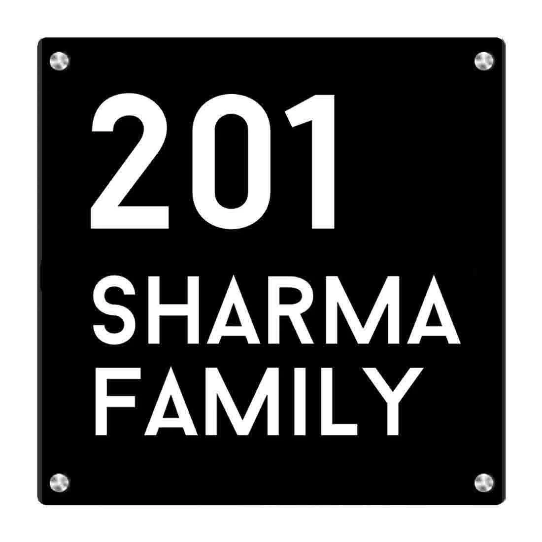 Custom Steel Name Plates for Home Office Flats Entrance - Image 4