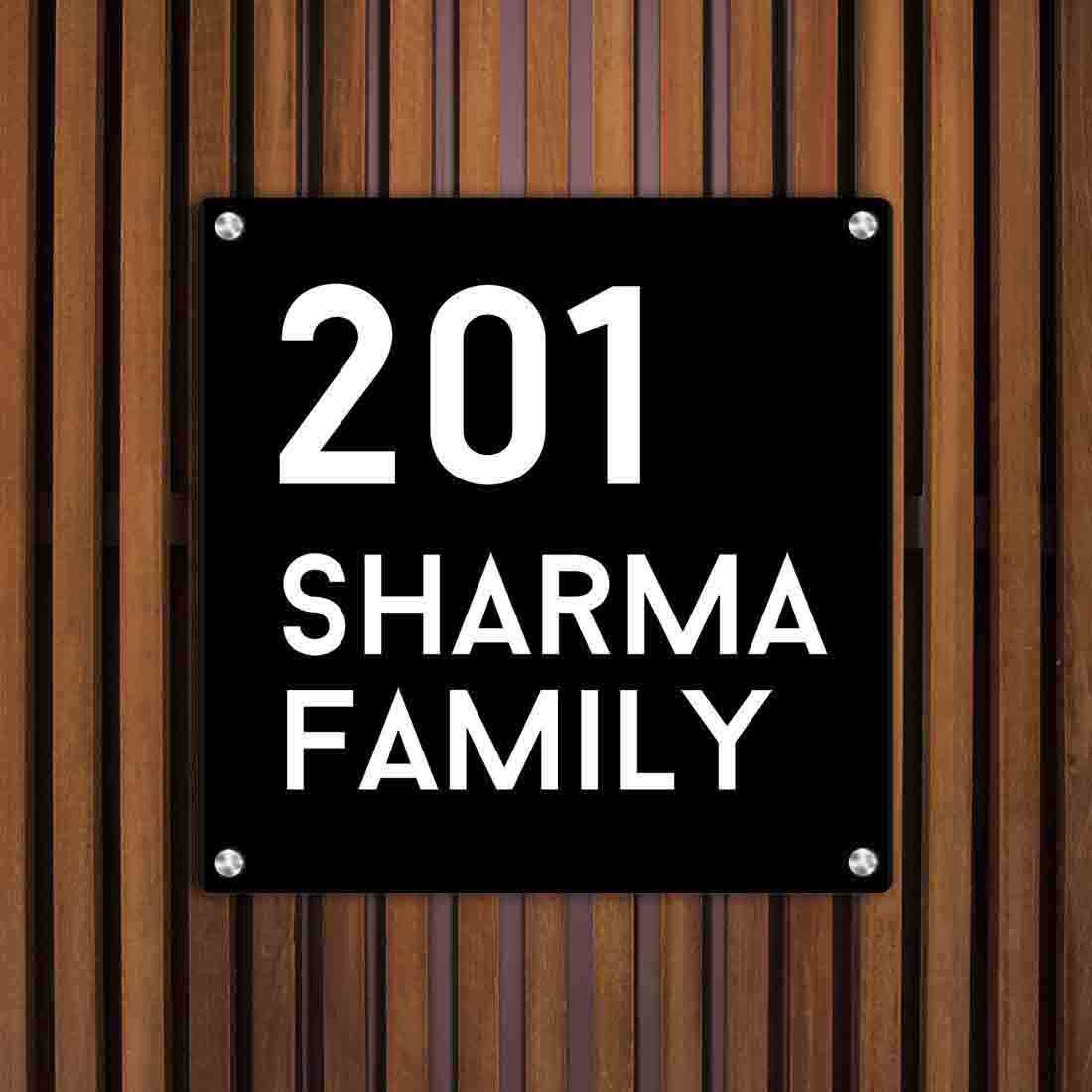 Custom Steel Name Plates for Home Office Flats Entrance - Image 5