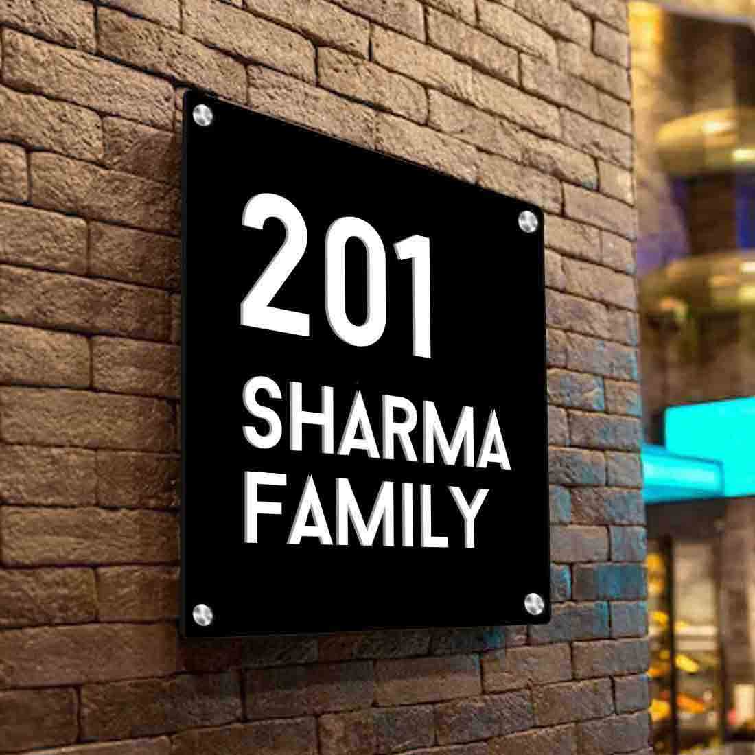 Custom Steel Name Plates for Home Office Flats Entrance - Image 6