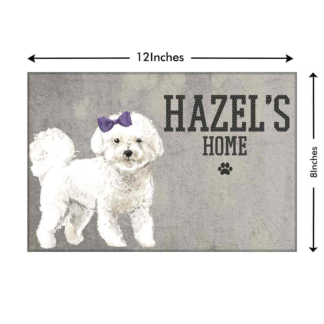 Cute Dog Name Plate - Funny Poodle - Image 3