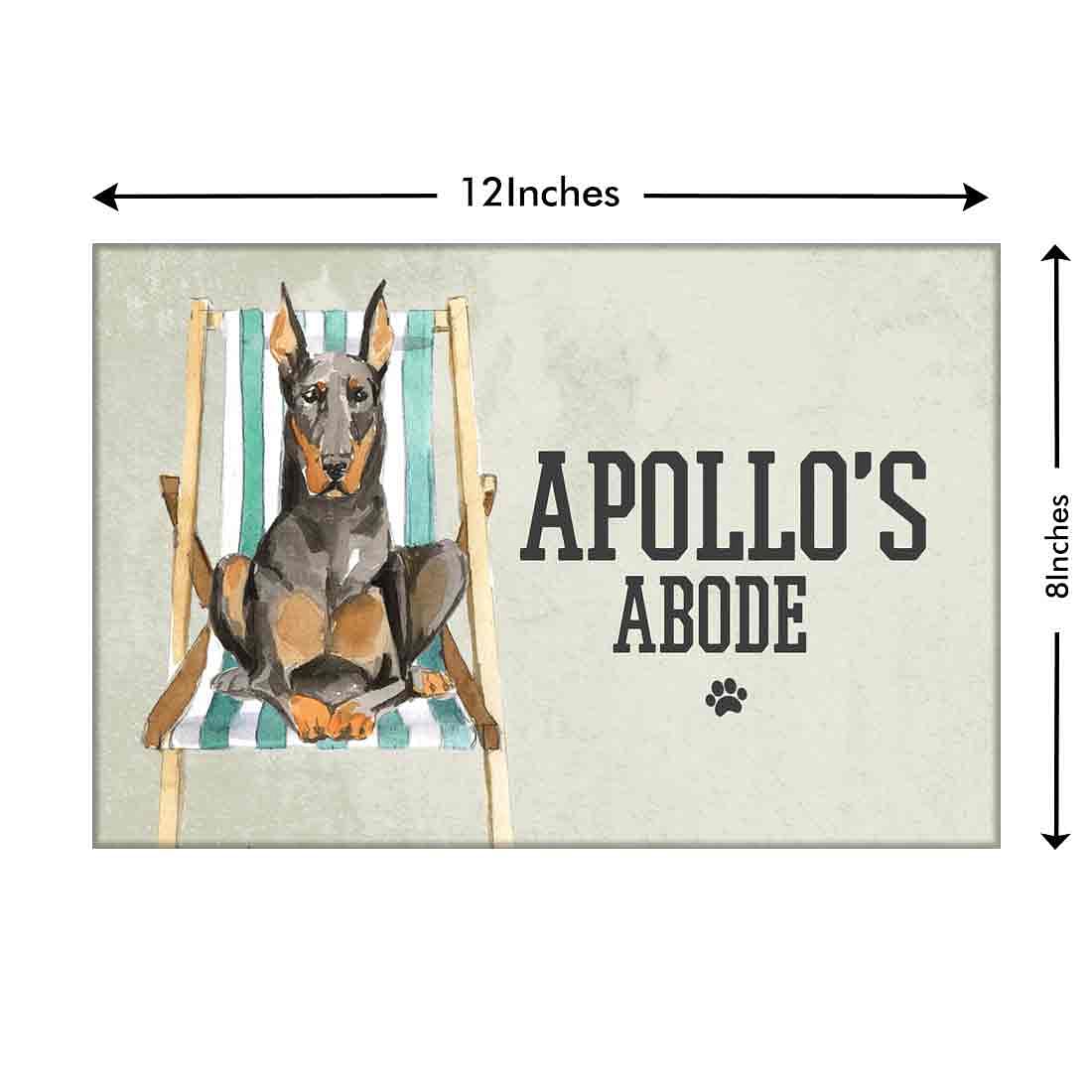 Beware of Doberman Sign - Dog Name Plate - Image 3