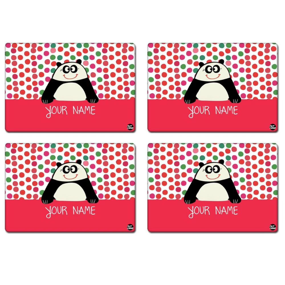 Personalised Table Mats for Return Gifts for 1st Birthday Party - Panda - Image 5