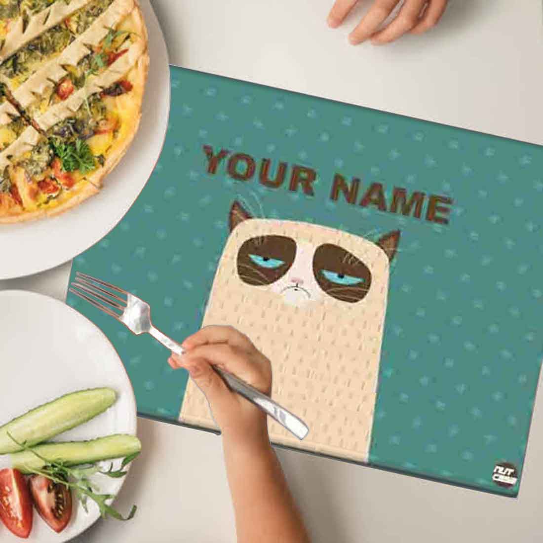 Personalized Fabric Table Mats For Kids - Polar Bear - Image 3