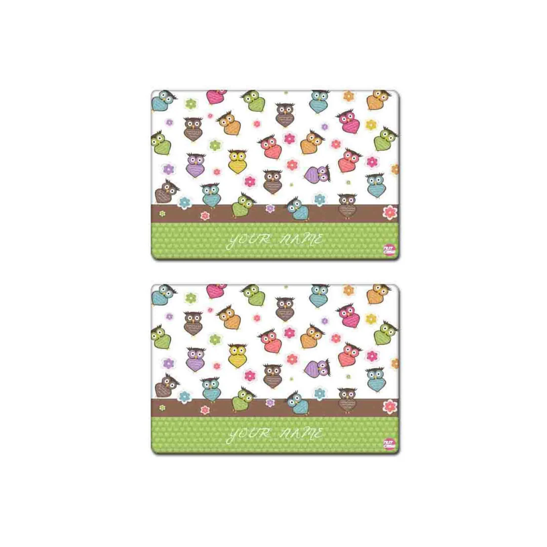 Customized Placemats Unique Return Gift ideas for 1st Birthday Party - Cute Owl - Image 4