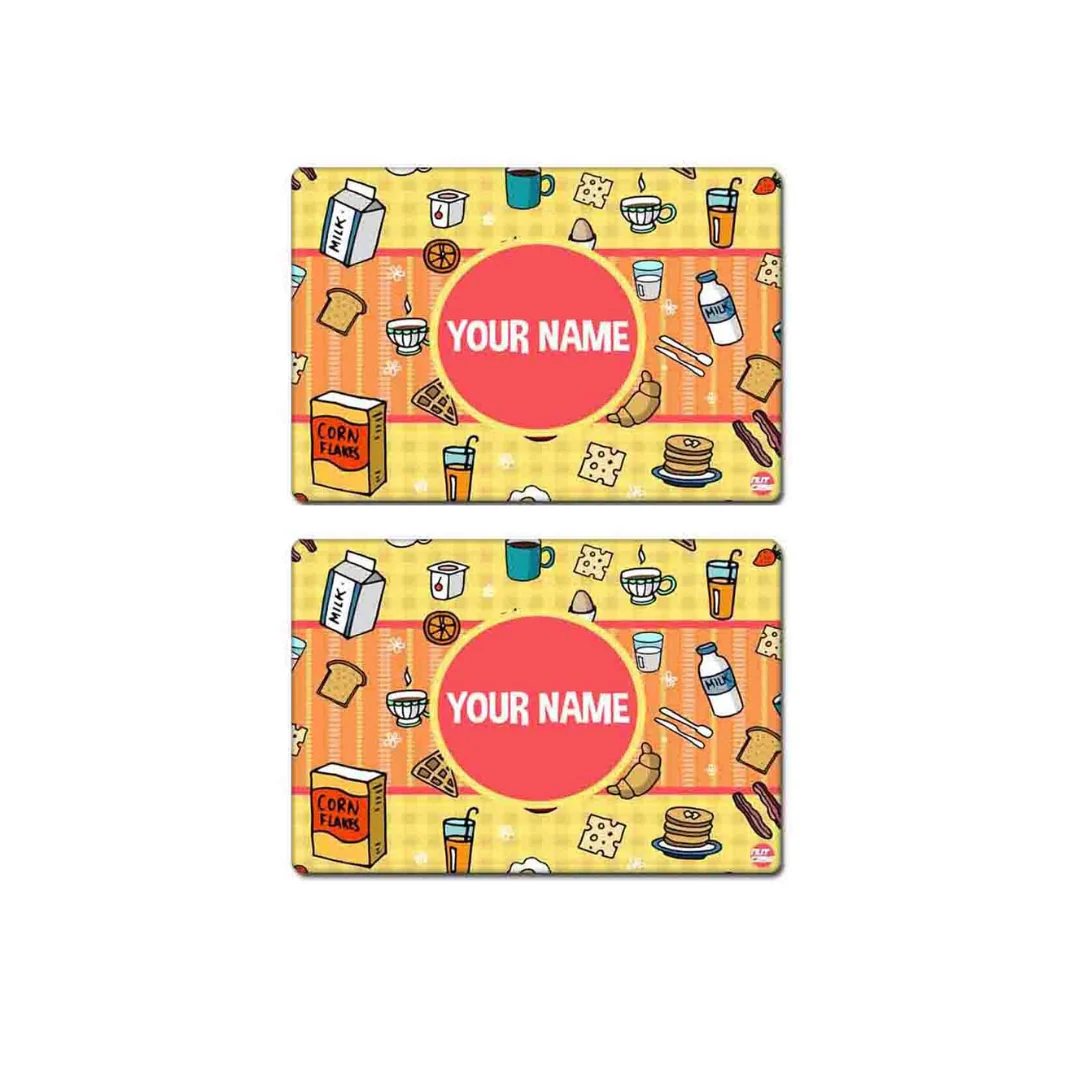Custom Printed Placemats for Kids Dining Table - Breakfast - Image 4