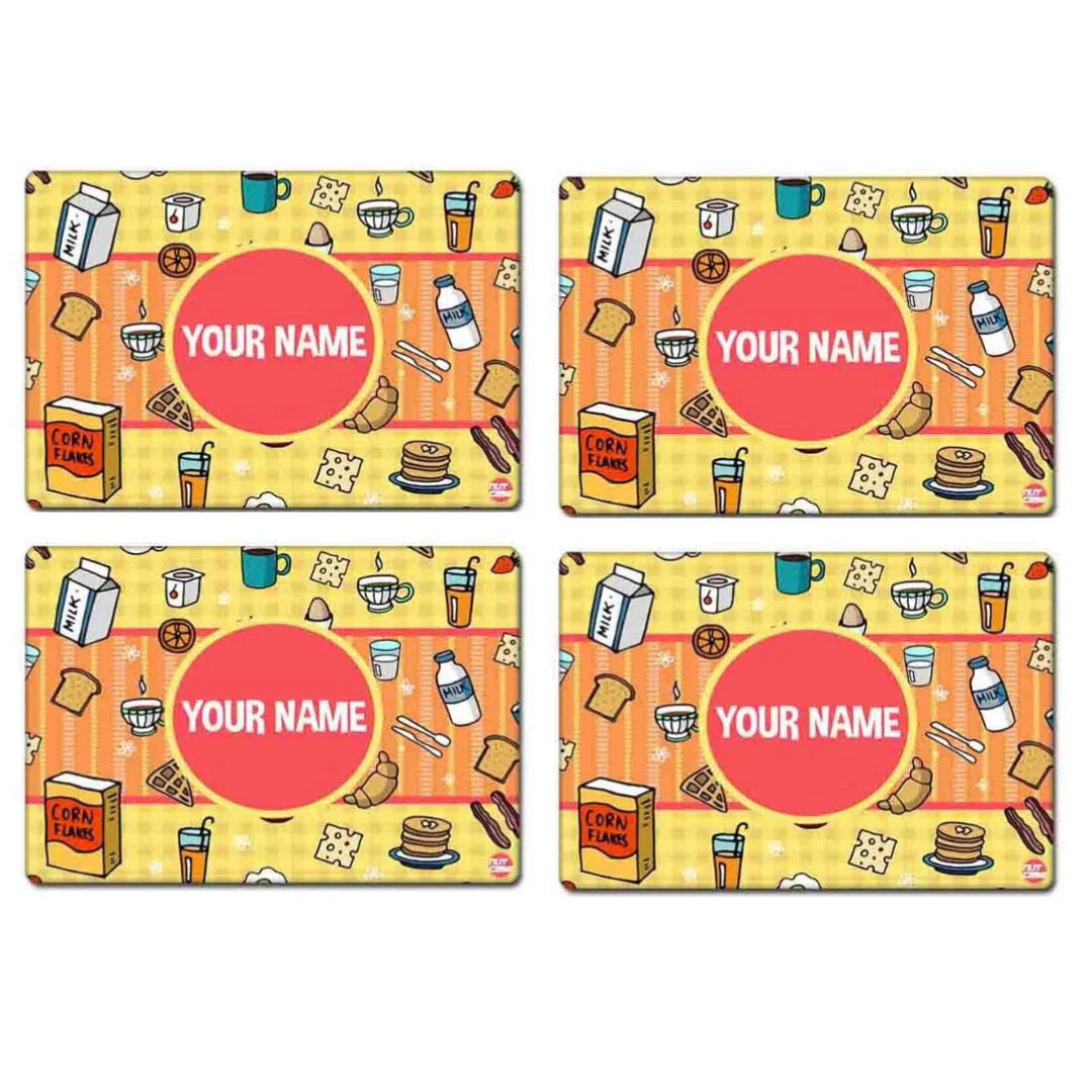 Custom Printed Placemats for Kids Dining Table - Breakfast - Image 5