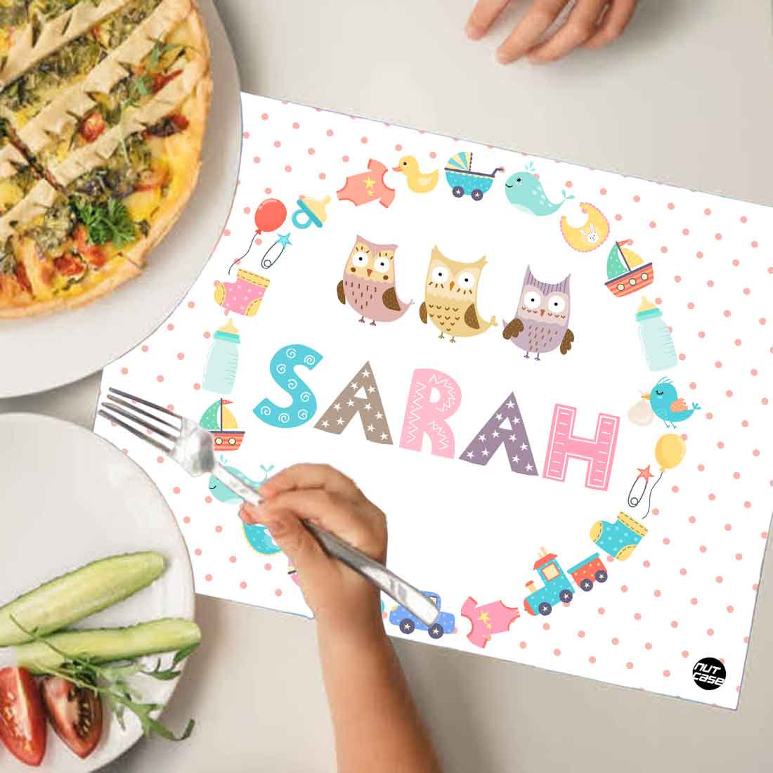 Customized Return Gifts for Birthday Party Placemats  -  Multidesign & Owls - Image 4