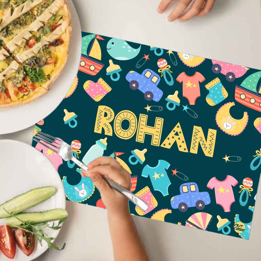 Customized Return Gifts for Birthday Personalized Tablemat - Cut Babies - Image 3