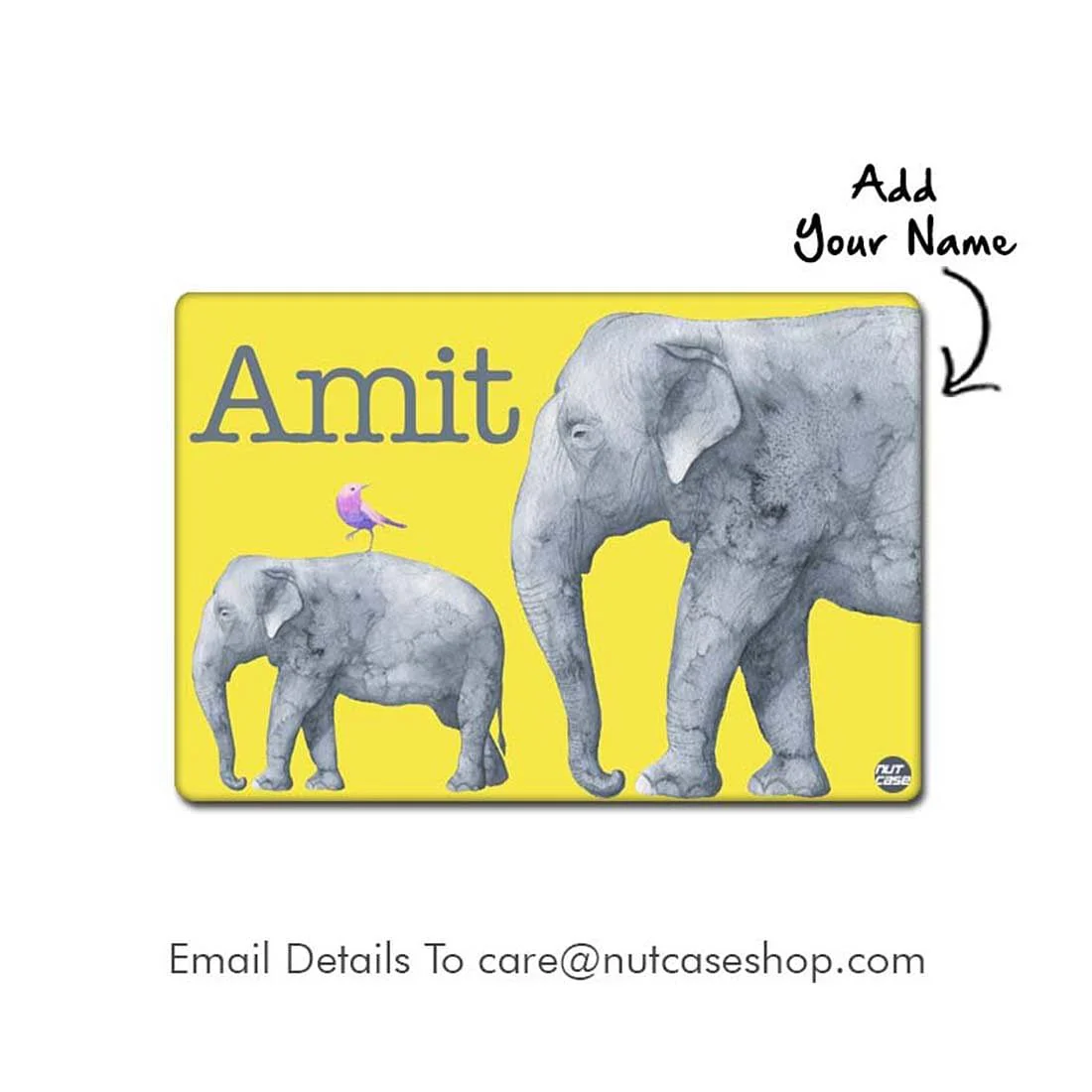 Personalised Animal Theme Return Gift Table Mats for Kids  -  Elephant Love - Image 2