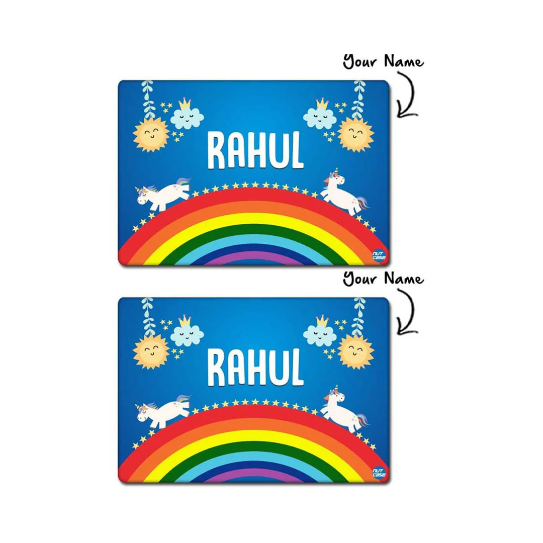 Personalized Placemats for Dining Table Rainbow Theme Return Gifts - Rainbow - Image 4