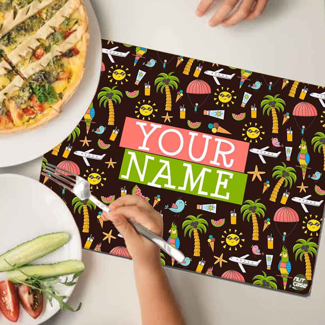 Kids Personalized Return Gifts for Birthday Party Table Mats - Summer Adventure - Image 4