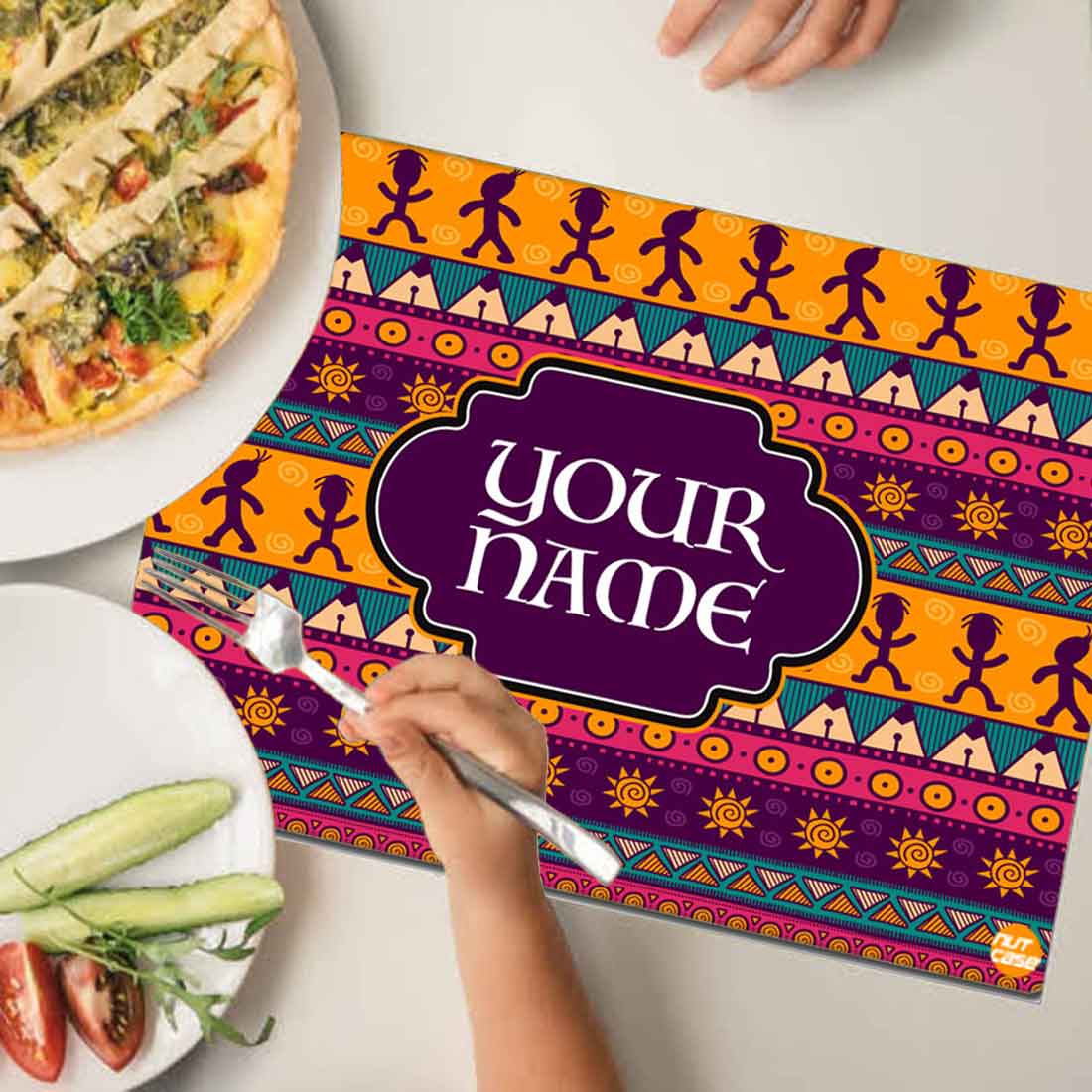 Personalized Table Mats for Kids Add Your Name  - Classic Designer - Image 4
