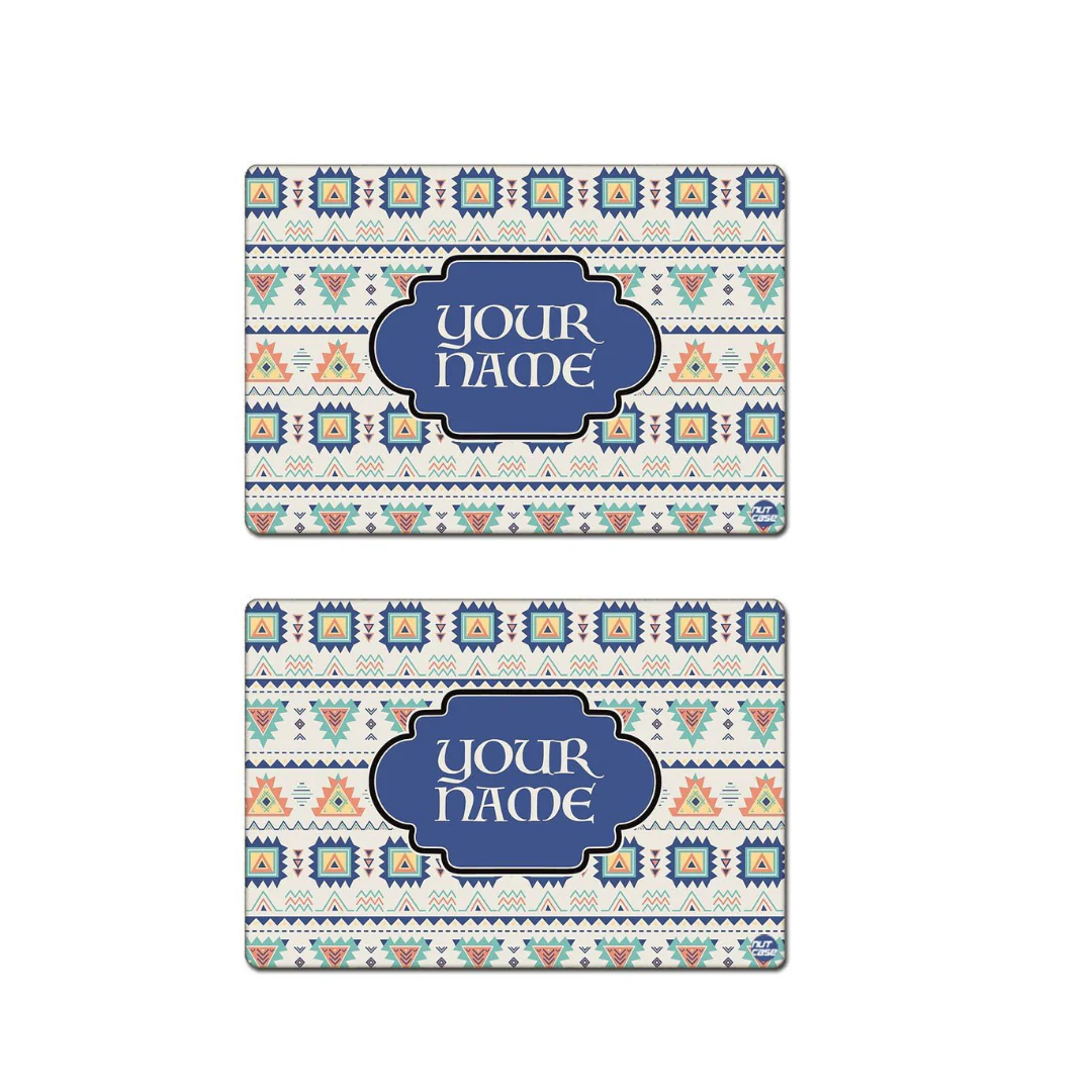 Personalised Table Placemats for Dining Tale Add Your Text - Geometric - Image 3