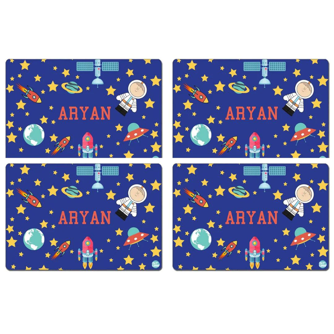 Customized Kids Return Gift Options for Birthday Tablemat - Space Rocket - Image 5