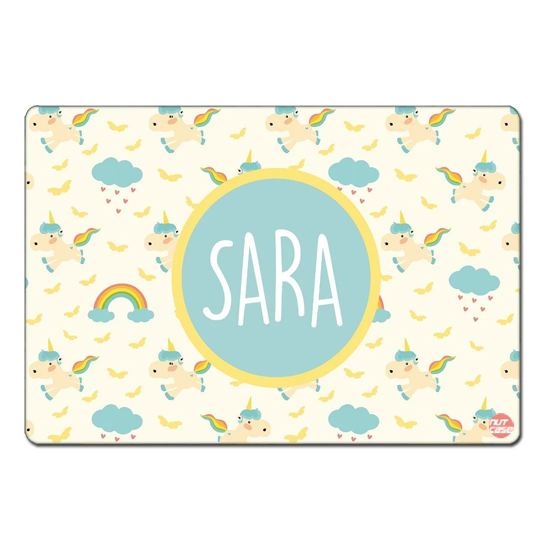 Personalized Unicorn Birthday Return Gifts Table Mats for Kids - Unicorn and Rainbow - Image 2