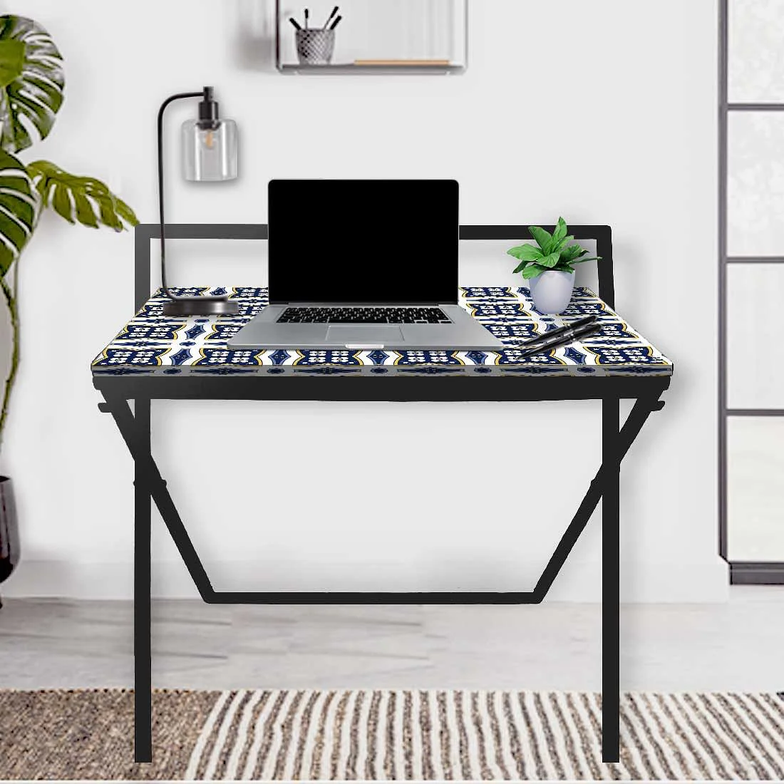 Foldable Laptop Table for Bedroom Work Desk - Spanish - Image 2