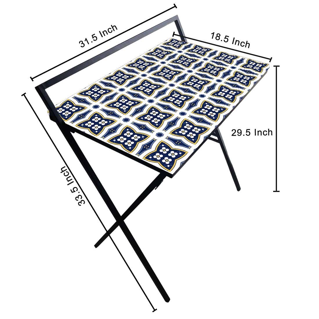 Foldable Laptop Table for Bedroom Work Desk - Spanish - Image 6
