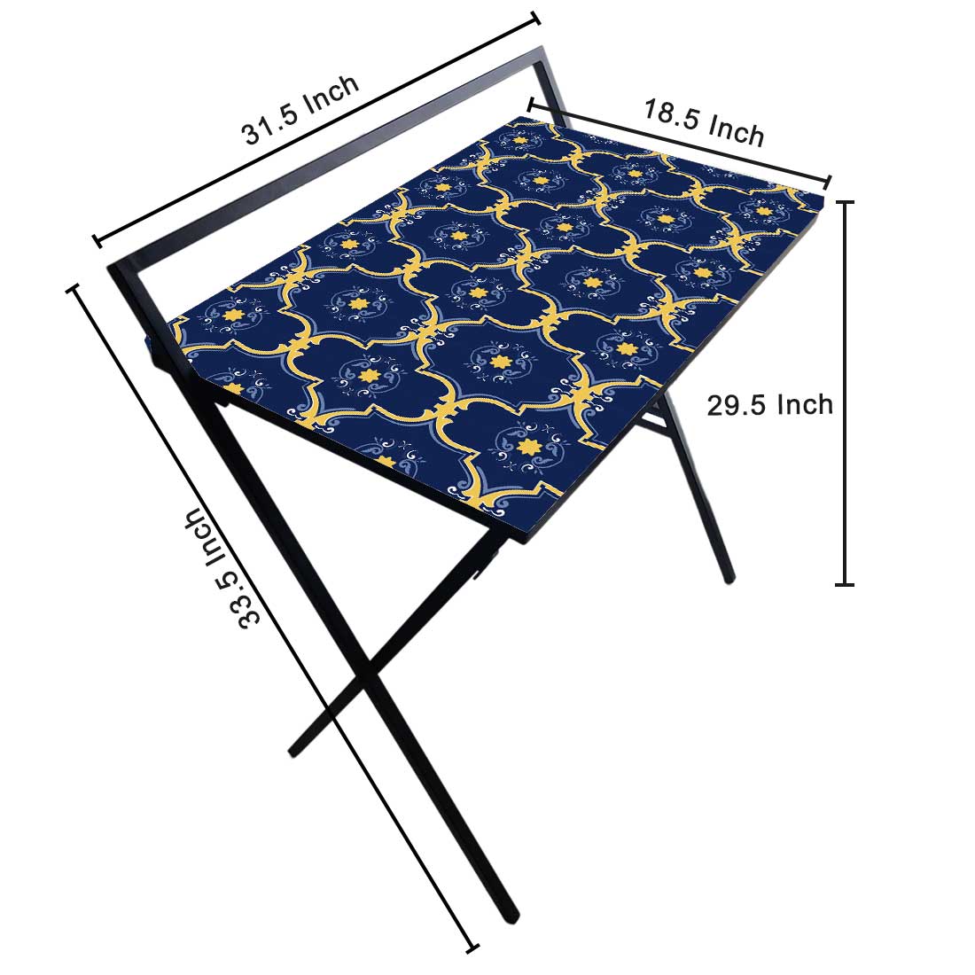 Foldable Mini Study Table for Work from Home - Spanish Design - Image 6
