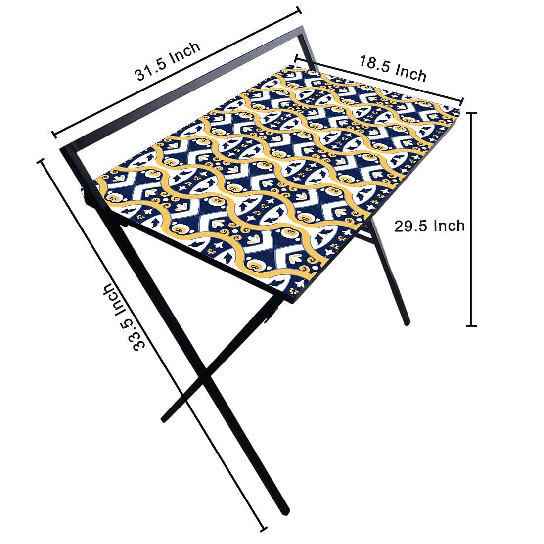Foldable Study Table for Adults Home Computer Work - Spanish - Image 6