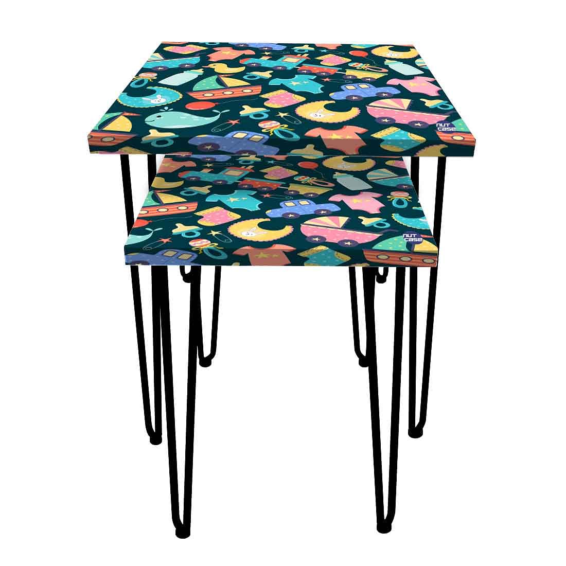 Modern Nesting End Tables for Living Room Bedside Stable - Kids Toy - Image 4