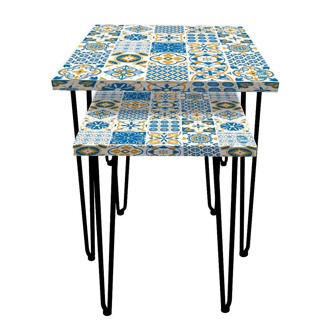 Nesting Coffee End Tables Modern Decor Side Table for Living Room - Love Lisbon - Image 4