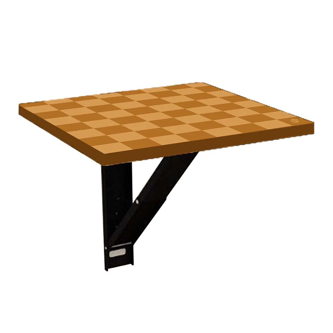 Modern Bedside Table for Bedroom   - Orange Check Pattern - Image 6