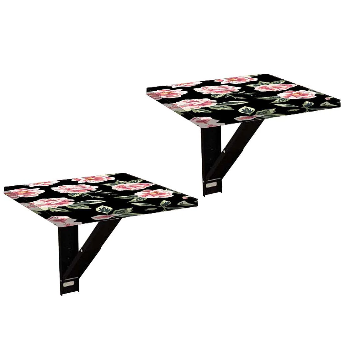 Bedside Table Foldable   - Pink Rose - Image 2