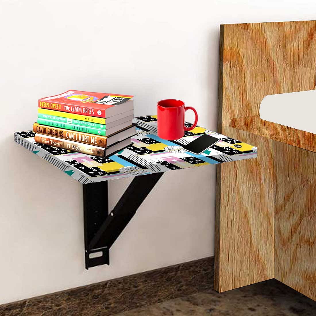 Floating Table for Wall - Mix Box Pattern - Image 3