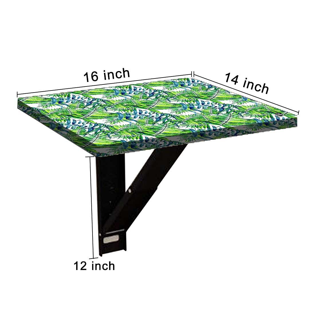 Nutcase Small Floating Bedside Table-Green Leaf - Image 9