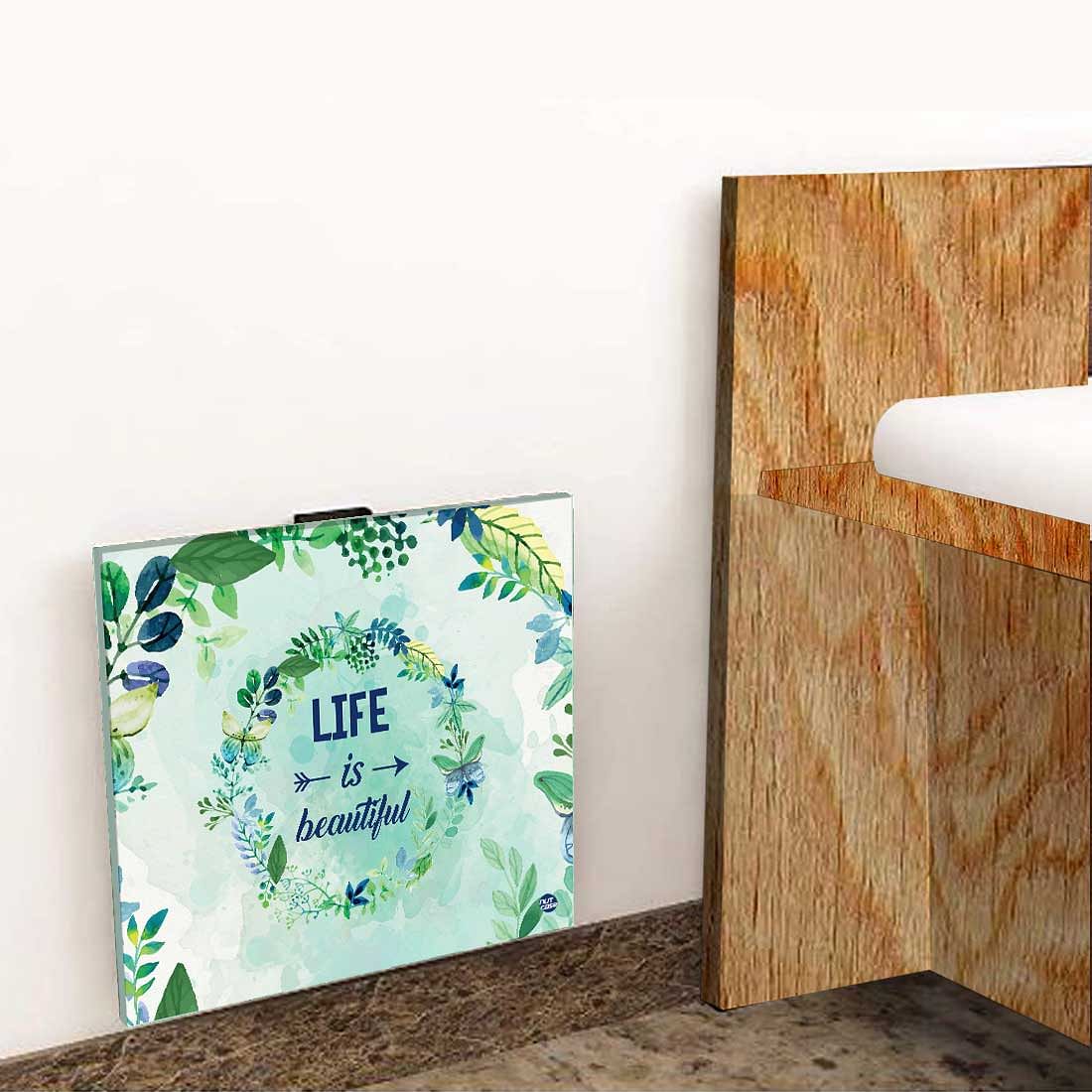 Bedside Table Folding Wall - Life is Beautiful - Image 8